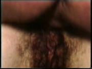 Hairy hottie getting fucked in her holes