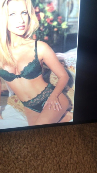 Jerking of with wife satin panties and bras