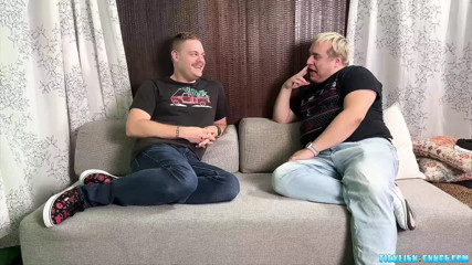Dominant bear Matt tickles his submissive friend Ryder