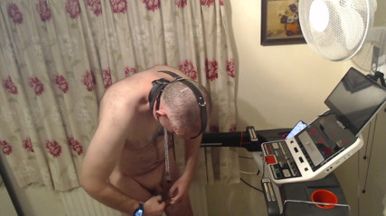 Running on Tread Mill with Toys
