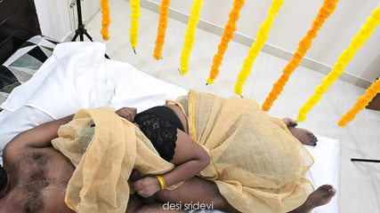 Indian couples first night sex
