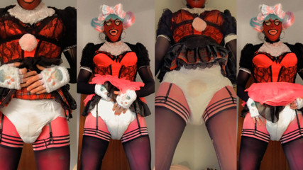 Sissy diaper doll wetting several diapers compilation - ElisaSecrets69 thumbnail