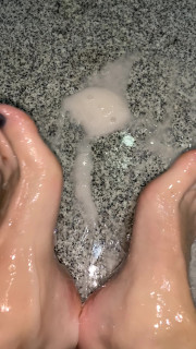 Sticky stuff on my feet