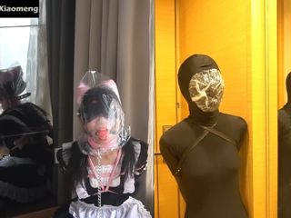 Xiaomeng Maid and Zentai Bagged Incontinence