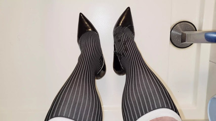 Messy High Heels and Dress Socks Cum thumbnail