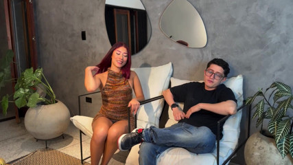 I have a threesome with my best friend and her girlfriend! I loved how she fucks
