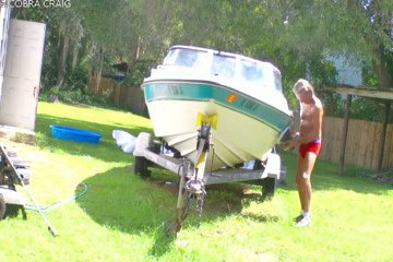 9-21-26 COBRA TIME LAPSE BOAT FINISH RESTORATION.