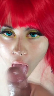She Loves to Be Fed with Delicious Cum