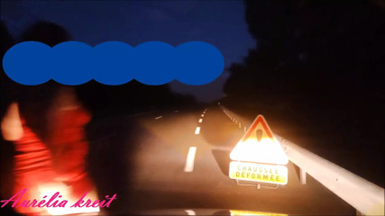 Flashing on N7 road in front of road sign "uneven road". Red Tail plug thumbnail