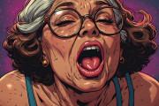 Mature Orgasm Face Art