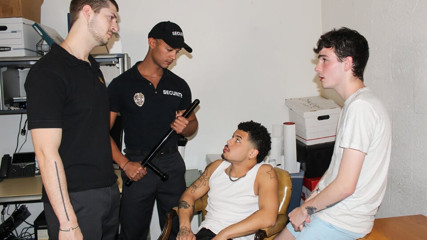 Young Perps - Officers AJ Sloan &amp; Christian Ryder Discipline Pervy Boys For Being Naughty In Public