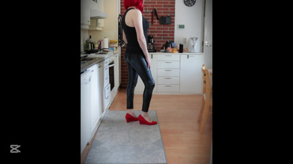 Me in sexy leather pants thumbnail