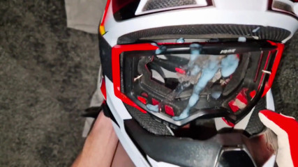 Naked Biker Wanks on His Mxhelmet
