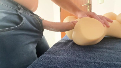 Screw This! Today I'm Going to Fuck Your Doll, and Cum in Your Mouth!