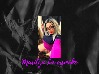 Blonde Smoking Goddess Marilyn