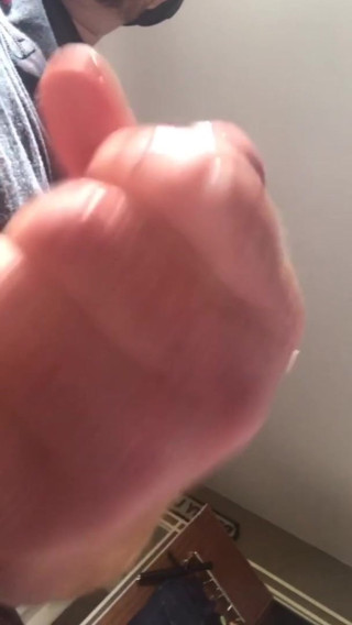 Stroking him