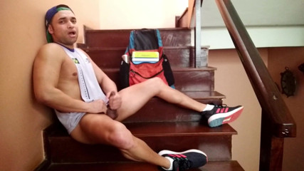 45 - Student On A Stairway