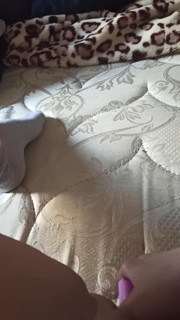 Trying hard to put all the candle in my ass