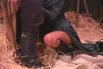 MILF Pounded Rough in Hay Barn Pussy Stretched Wide