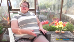 British Honey with Huge Tits Masturbating