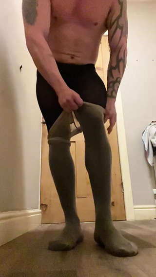 Putting on nylon layers