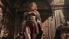 Red Queen's Epic Journey! Cold Beauty in the Gothic Hall, a Lazy Warrior Under Heavy Armor?
