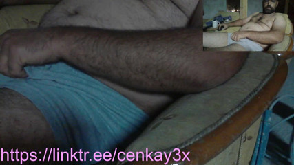 Masculine Bear Stepdaddy Was Amazing on Live Broadcast