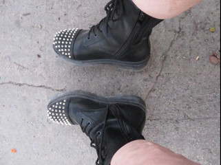 Photos of My Feet in Boots Socks and Bare