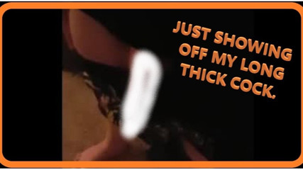 Very Long WHITE Uncut Cock Teases in front of the camera