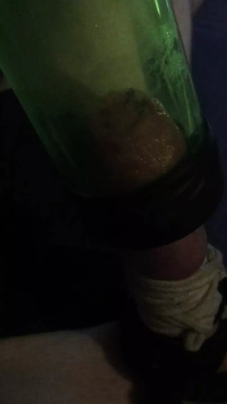 Cock Bondage And Cock Head Vacuum Sucking ll