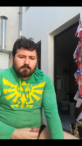 Jerking off Outside