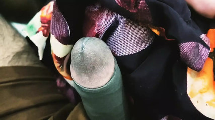 Satin silk handjob porn -Bhabhi suit handjob