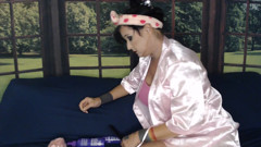Pink Foam Roller Hair Curl