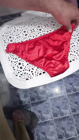 Wife satin panties cum thumbnail