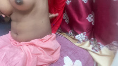 Step mother changing clothes step son's secretly watching when father is not home