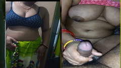 Desi bhabhi ko green saari me choda.