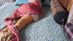 Step sister with First-time village at home