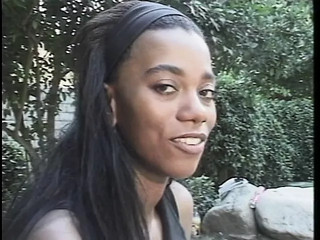 Tongue Lashing Of Black Cheerleader Girl Without Panties