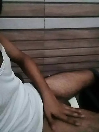 Have an simple cum in bathroom fun