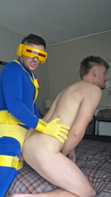Fucking My Step Brother After Yhe Fancy Dress Party He Told Me Leave My Cyclops Outfit on