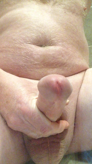 Cumshot in the shower
