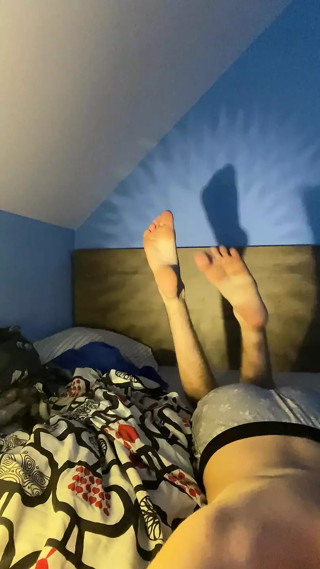 My feets before going to bed