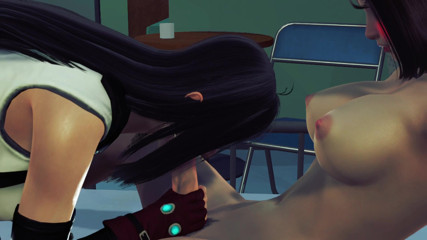 TIFA GETTING A GOOD FUCK FROM A FUTANARI GIRL - 3D FULL ANIMATION thumbnail