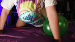 Squish and Fisting Green Crystal Balloon - Bunny Looner