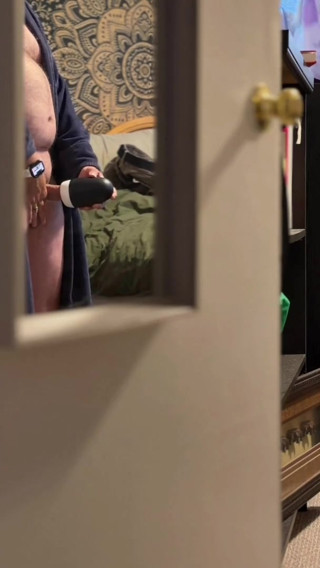 Caught him watching porn using his toy