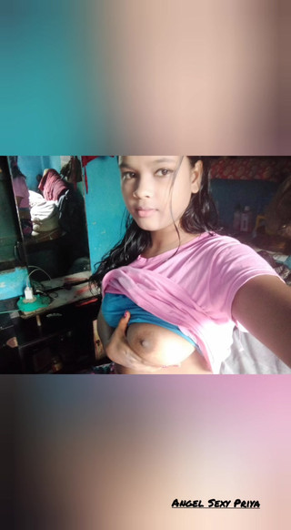 Homemade 6 Pink top desi girl.