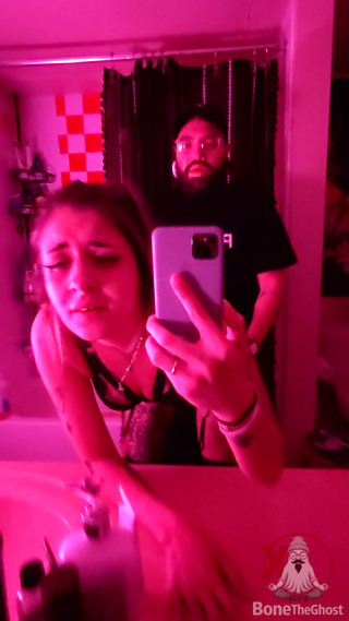 Fucking My Milf Friend In Front of The Mirror