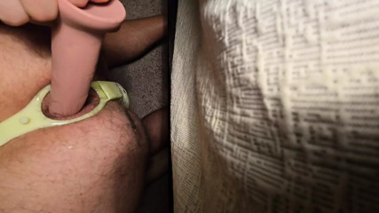 Anal harness with ass fuck