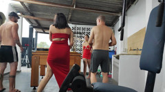 Playing Pool with the Stepsisters, Two Big Asses