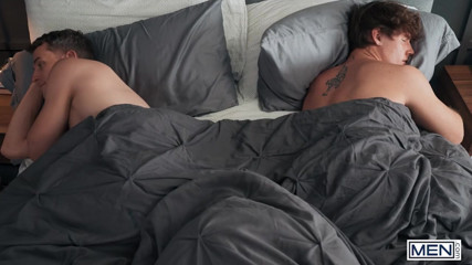 MEN - Sam Holister And Jake Preston Hook Up Quietly While Sam's Boyfriend In The Next Room
